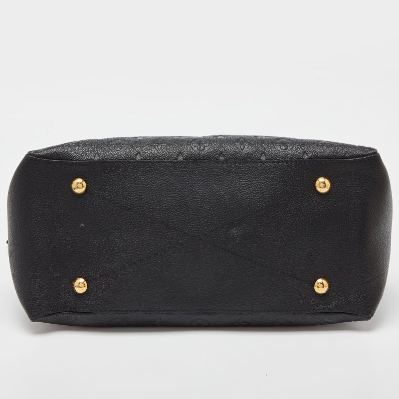 LOUIS VUITTON Black Monogram Empreinte Leather Maida Bag - Logoexplore - Image 6
