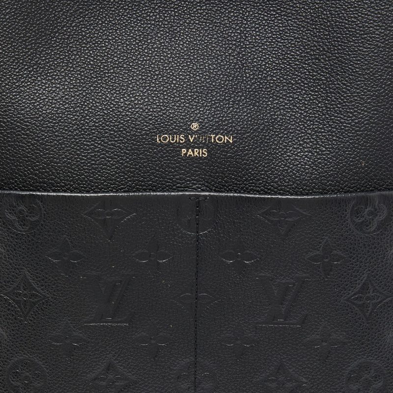 LOUIS VUITTON Black Monogram Empreinte Leather Maida Bag - Logoexplore - Image 5