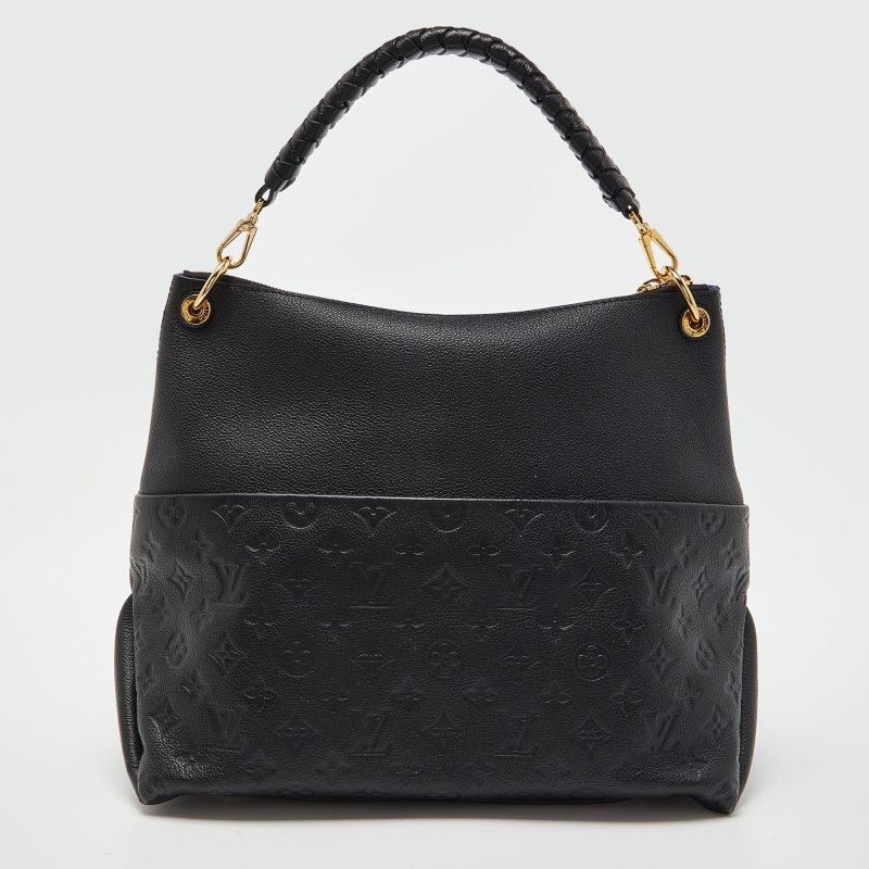 LOUIS VUITTON Black Monogram Empreinte Leather Maida Bag - Logoexplore - Image 4
