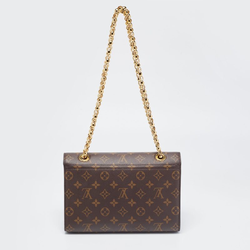 LOUIS VUITTON Black Monogram Canvas Victoire Bag - Logoexplore - Image 4