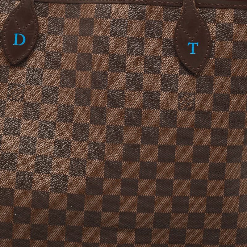 LOUIS VUITTON Damier Ebene Canvas Neverfull GM Bag - Logoexplore - Image 6