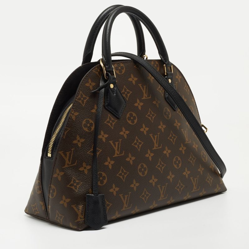 LOUIS VUITTON Brown Monogram Canvas BNB Alma Shoulder Bag - Logoexplore - Image 3