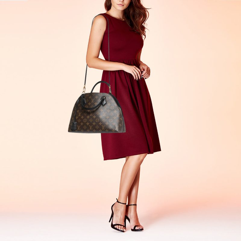 LOUIS VUITTON Brown Monogram Canvas BNB Alma Shoulder Bag - Logoexplore - Image 2