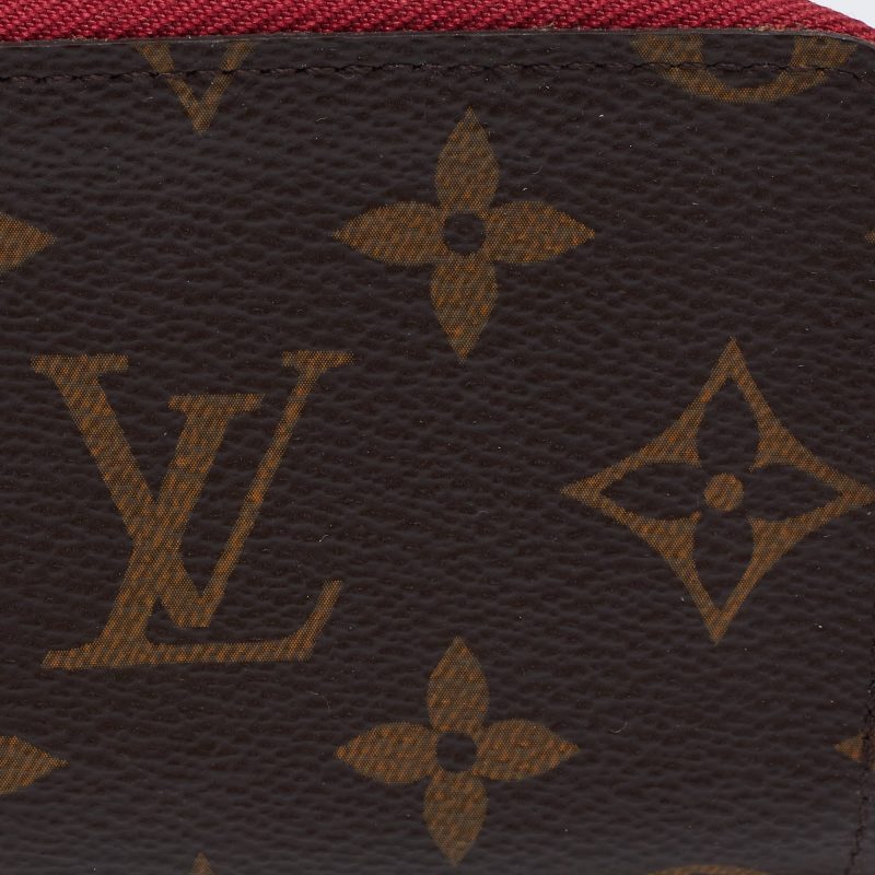 LOUIS VUITTON Fuchsia Monogram Canvas Multicartes Zippy Wallet - Logoexplore - Image 5