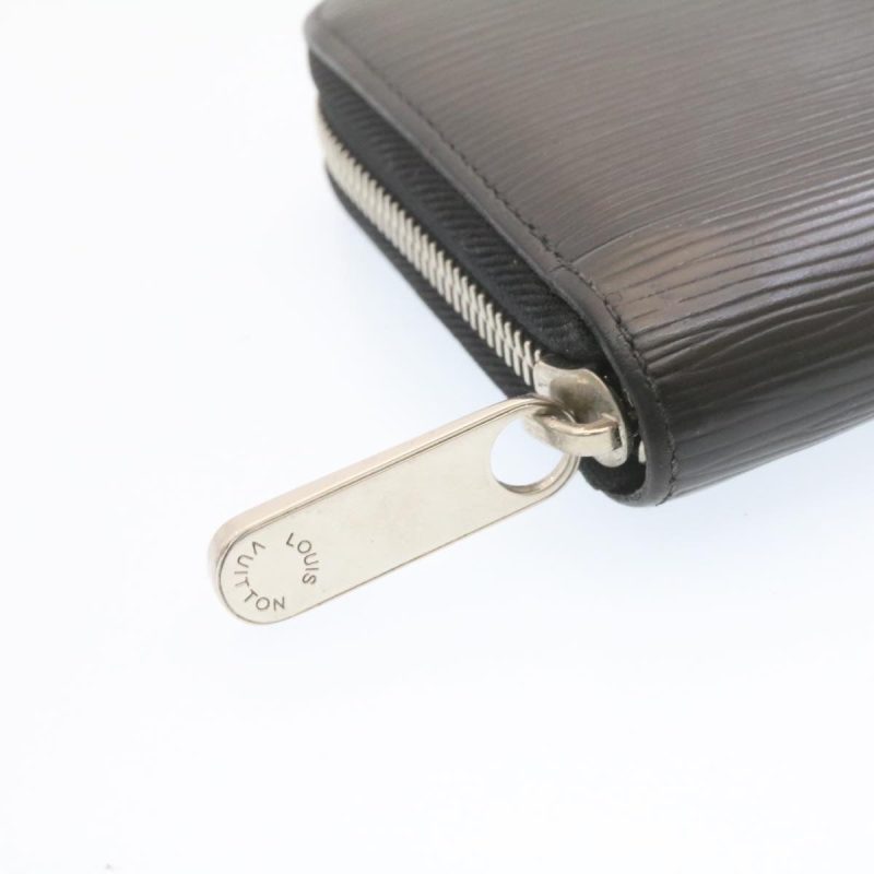 LOUIS VUITTON Epi Zippy Wallet Long Wallet Black Silver M68157 LV ms045 - Logoexplore - Image 9