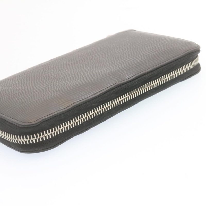 LOUIS VUITTON Epi Zippy Wallet Long Wallet Black Silver M68157 LV ms045 - Logoexplore - Image 3