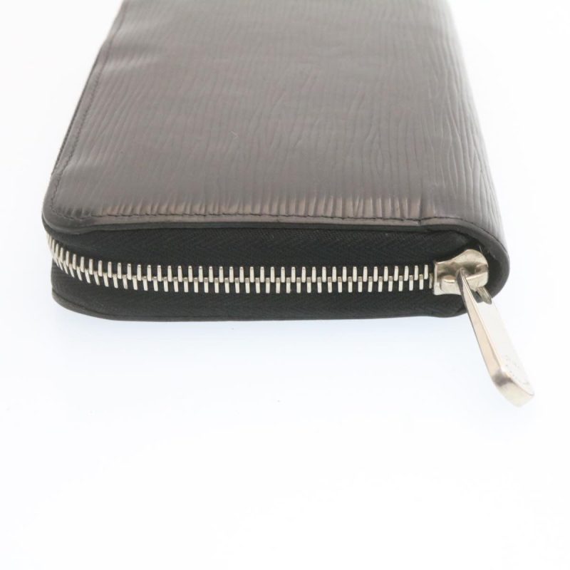 LOUIS VUITTON Epi Zippy Wallet Long Wallet Black Silver M68157 LV ms045 - Logoexplore - Image 5