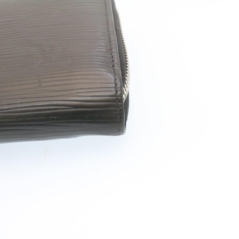 LOUIS VUITTON Epi Zippy Wallet Long Wallet Black Silver M68157 LV ms045 - Logoexplore - Image 7