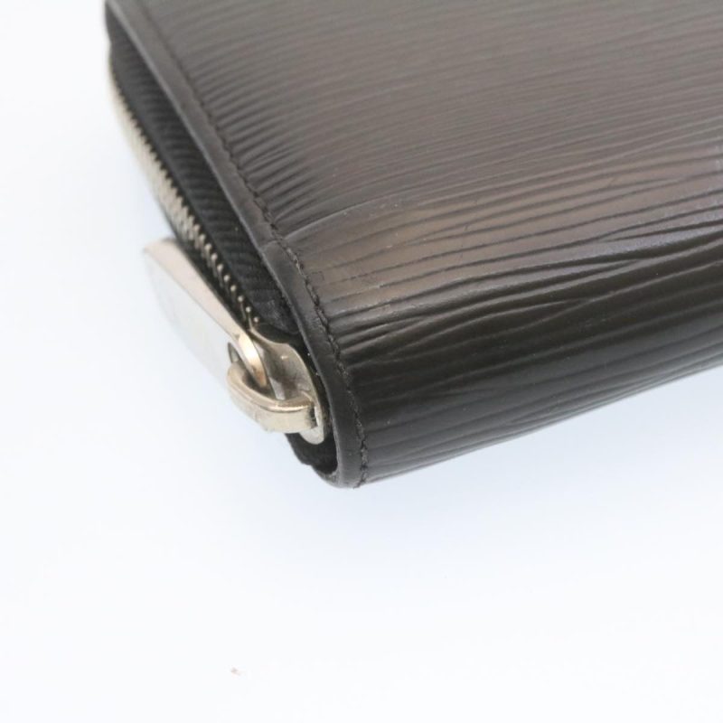 LOUIS VUITTON Epi Zippy Wallet Long Wallet Black Silver M68157 LV ms045 - Logoexplore - Image 8
