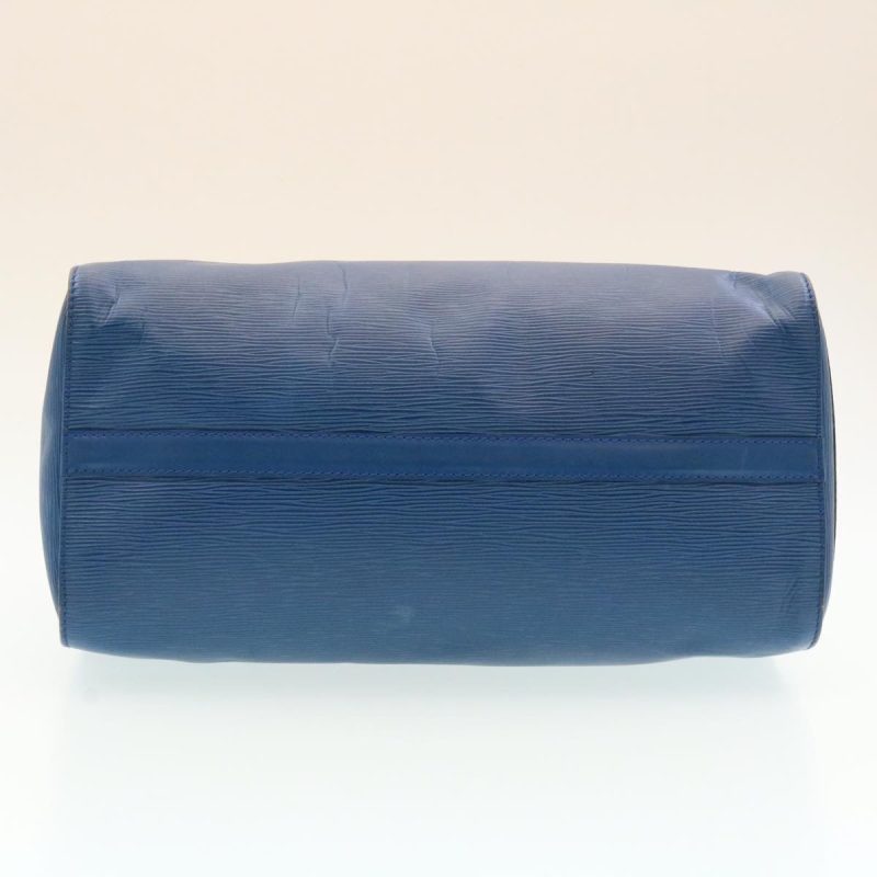 LOUIS VUITTON Epi Speedy 35 Hand Bag Blue M42995 ms188 - Logoexplore - Image 5