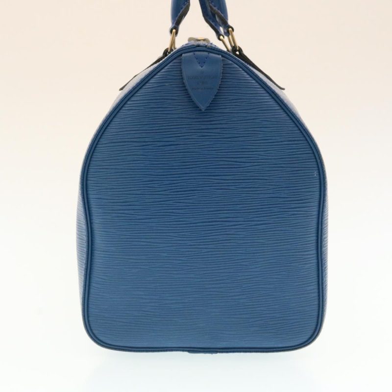 LOUIS VUITTON Epi Speedy 35 Hand Bag Blue M42995 ms188 - Logoexplore - Image 3
