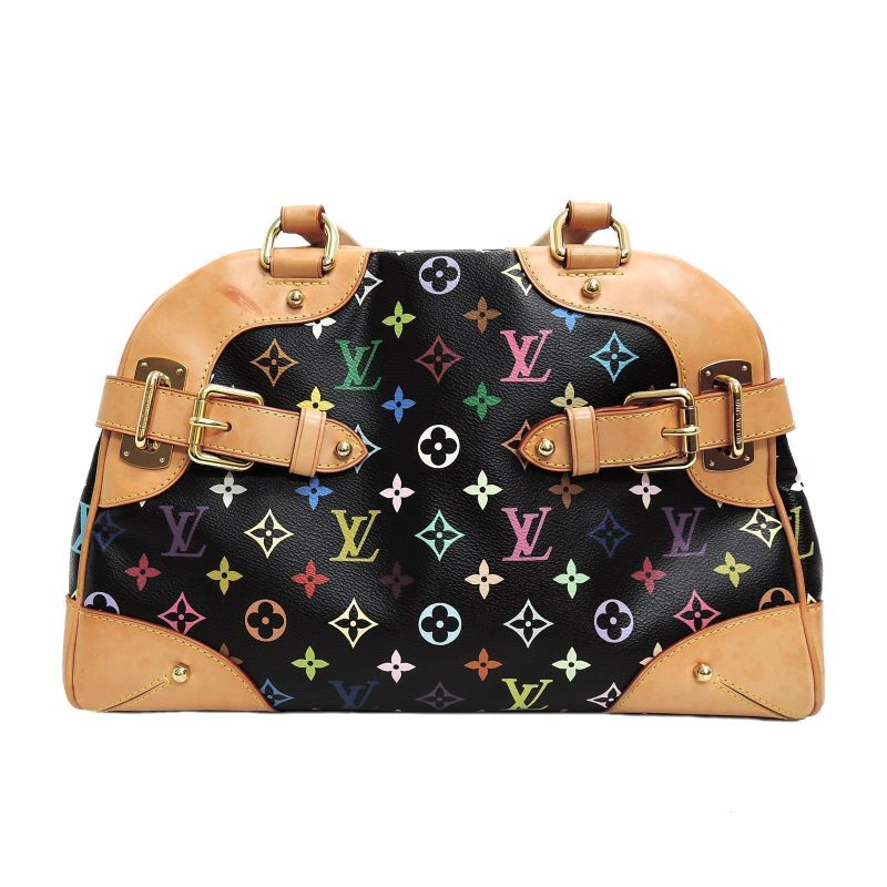 Louis Vuitton Claudia Black Multicolor Monogram Canvas - Logoexplore
