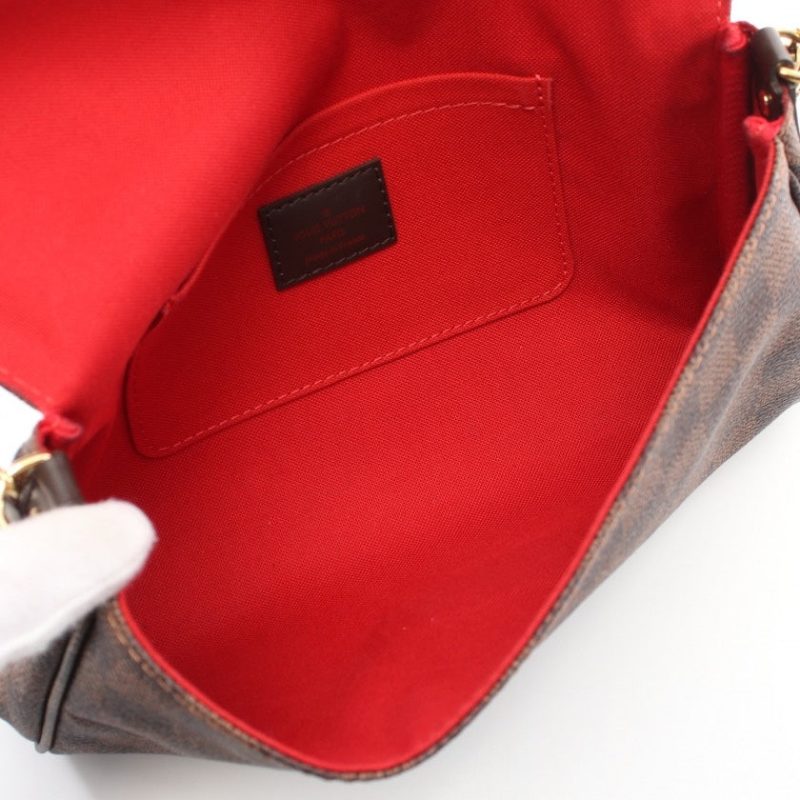 Louis Vuitton Damier Ebene Canvas Favorite Bag,Brown - Logoexplore - Image 3
