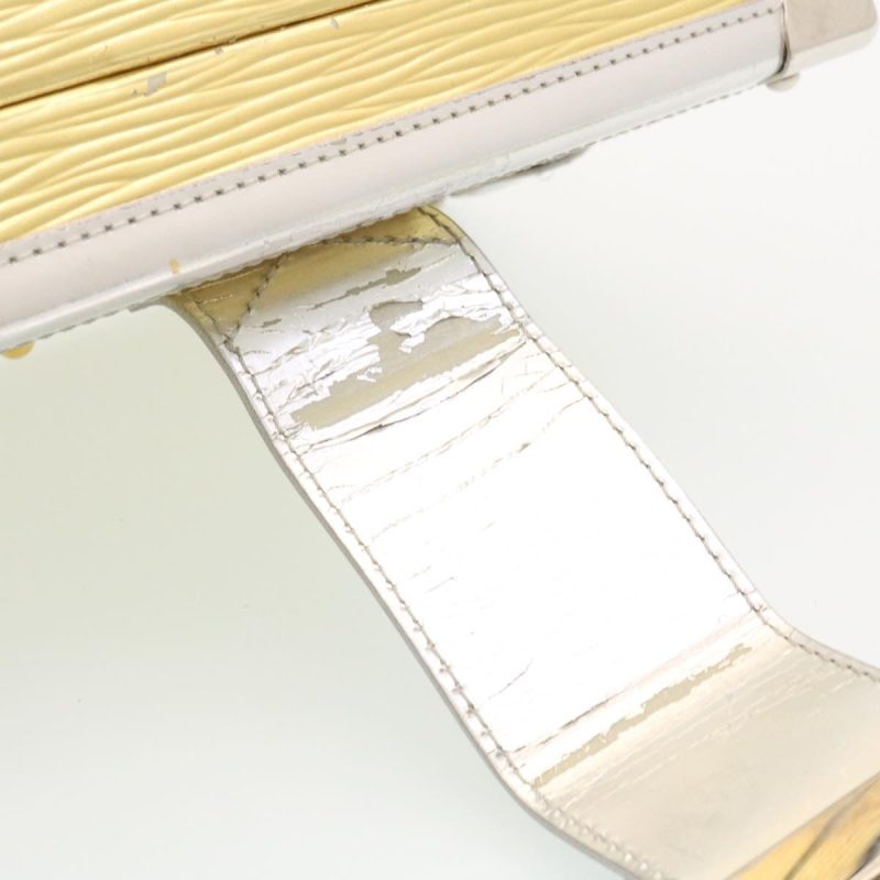 LOUIS VUITTON Epi Petite Mar Shoulder Bag Silver Gold M54652  35087A - Logoexplore - Image 8