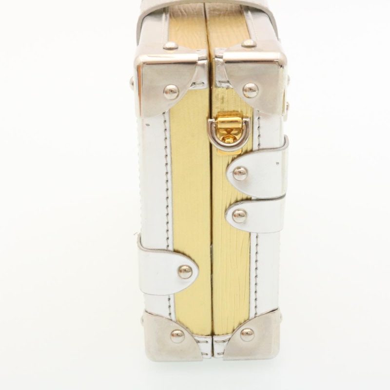 LOUIS VUITTON Epi Petite Mar Shoulder Bag Silver Gold M54652  35087A - Logoexplore - Image 4