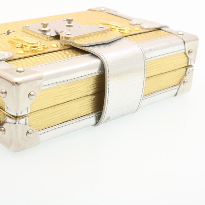 LOUIS VUITTON Epi Petite Mar Shoulder Bag Silver Gold M54652  35087A - Logoexplore - Image 5