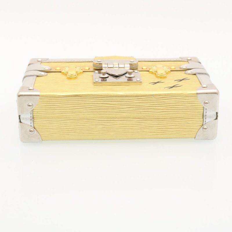 LOUIS VUITTON Epi Petite Mar Shoulder Bag Silver Gold M54652  35087A - Logoexplore - Image 6