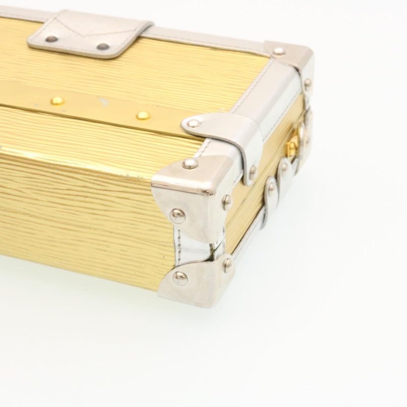 LOUIS VUITTON Epi Petite Mar Shoulder Bag Silver Gold M54652  35087A - Logoexplore - Image 7