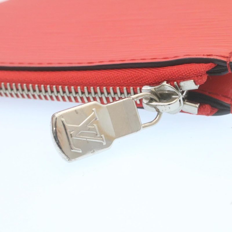 LOUIS VUITTON Epi Pochette Jules GM Clutch Bag Red M63232 LV 34660A - Logoexplore - Image 9