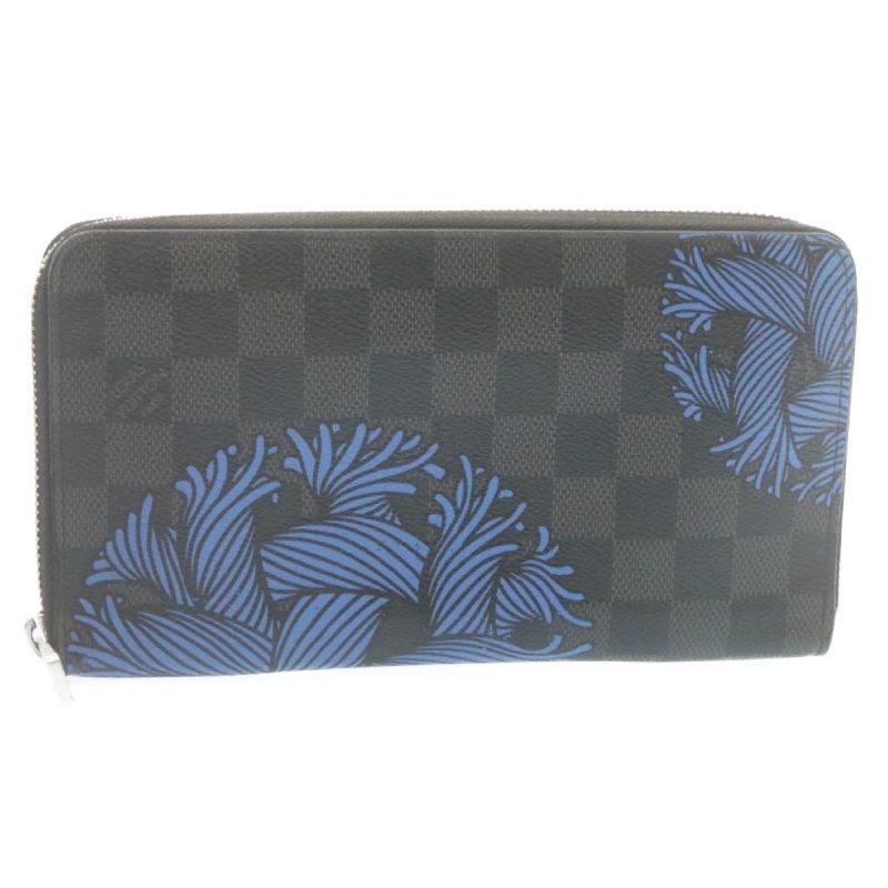 LOUIS VUITTON Damier Graphite Christopher Nemeth Zippy Organizer N41683 34681 - Logoexplore
