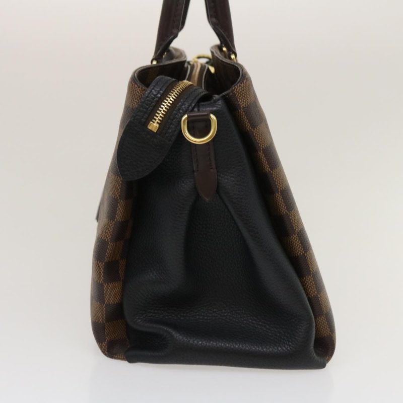 LOUIS VUITTON Damier Ebene Normandy Hand Bag 2way N41487  34730A - Logoexplore - Image 3