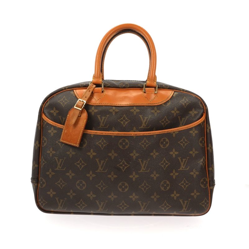 LOUIS VUITTON Deauville Handbag in Brown Canvas - Logoexplore