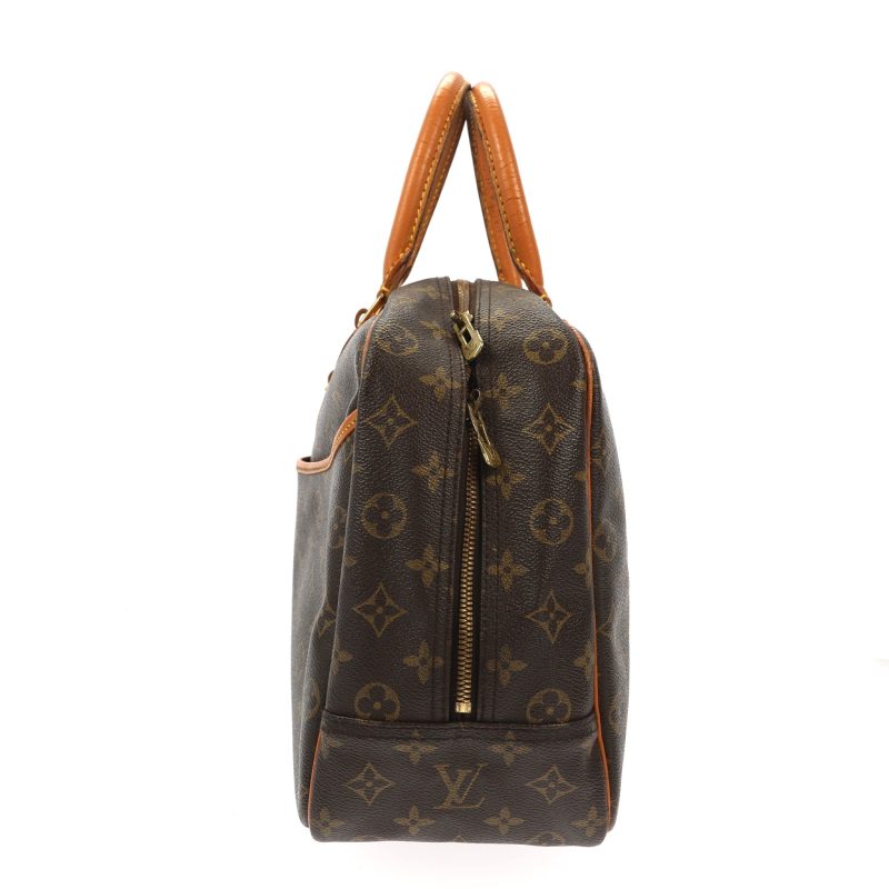 LOUIS VUITTON Deauville Handbag in Brown Canvas - Logoexplore - Image 2