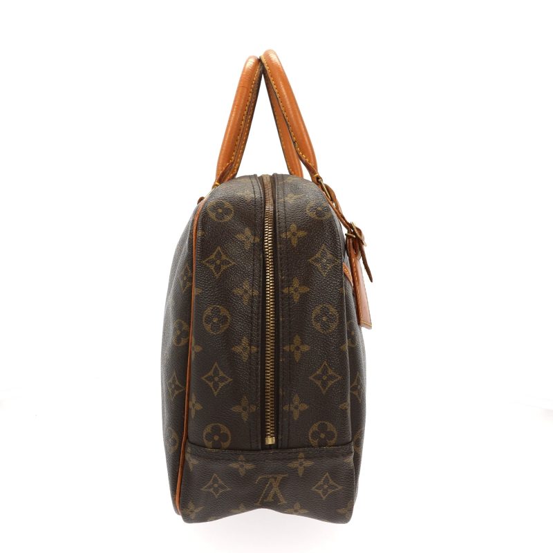 LOUIS VUITTON Deauville Handbag in Brown Canvas - Logoexplore - Image 4
