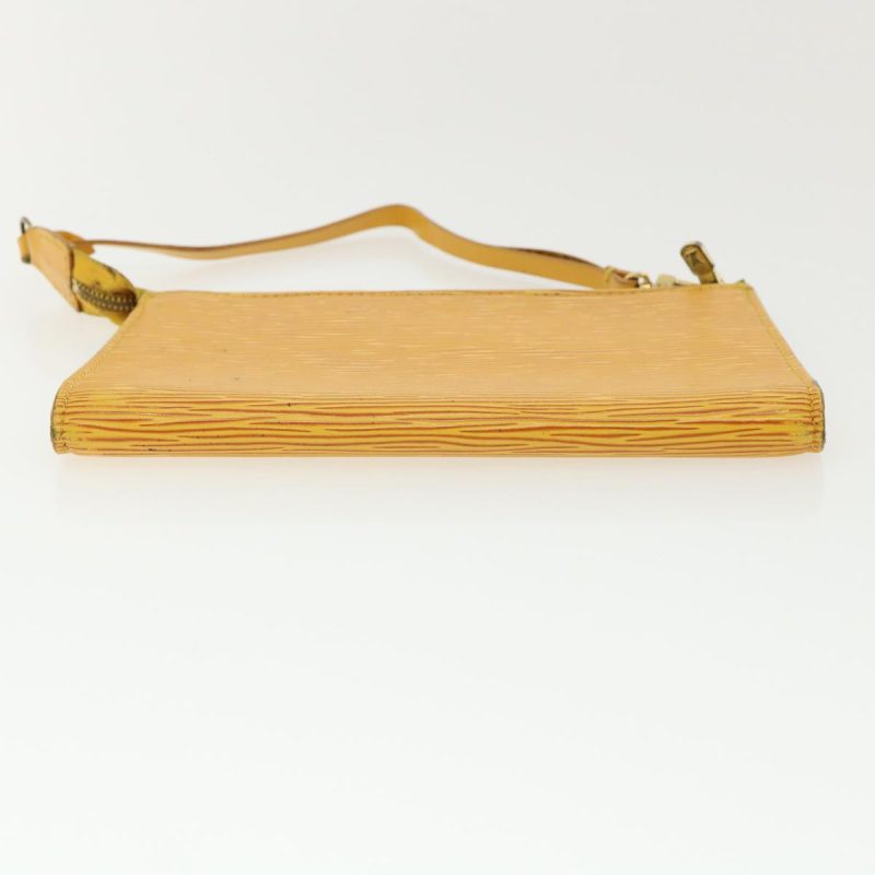 LOUIS VUITTON Epi Pochette Accessoires Accessory Pouch Yellow M52989 Auth rh265 - Logoexplore - Image 5