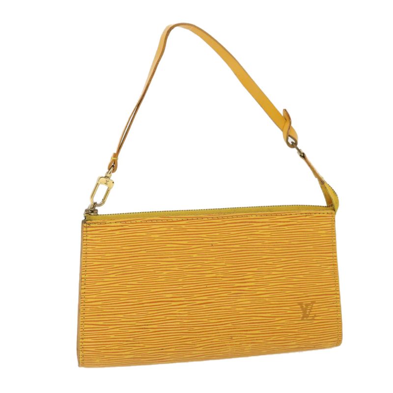 LOUIS VUITTON Epi Pochette Accessoires Accessory Pouch Yellow M52989 Auth rh265 - Logoexplore