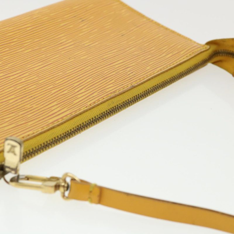 LOUIS VUITTON Epi Pochette Accessoires Accessory Pouch Yellow M52989 Auth rh265 - Logoexplore - Image 6