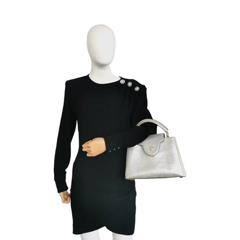 Louis Vuitton Capucines BB Silver - Logoexplore - Image 2