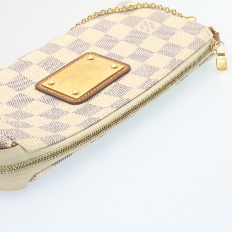 LOUIS VUITTON Damier Azur Eva 2Way Shoulder Hand Pouch N55214 rz042A - Logoexplore - Image 6