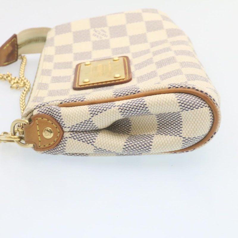 LOUIS VUITTON Damier Azur Eva 2Way Shoulder Hand Pouch N55214 rz042A - Logoexplore - Image 4