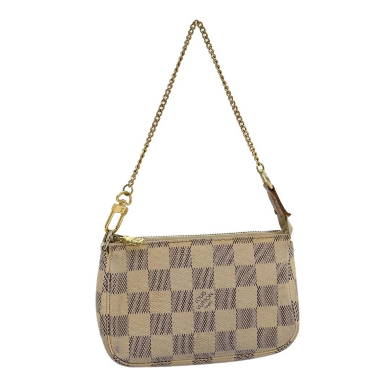 LOUIS VUITTON Damier Azur Mini Pochette Accessoires Pouch N58010 LV rz439 - Logoexplore