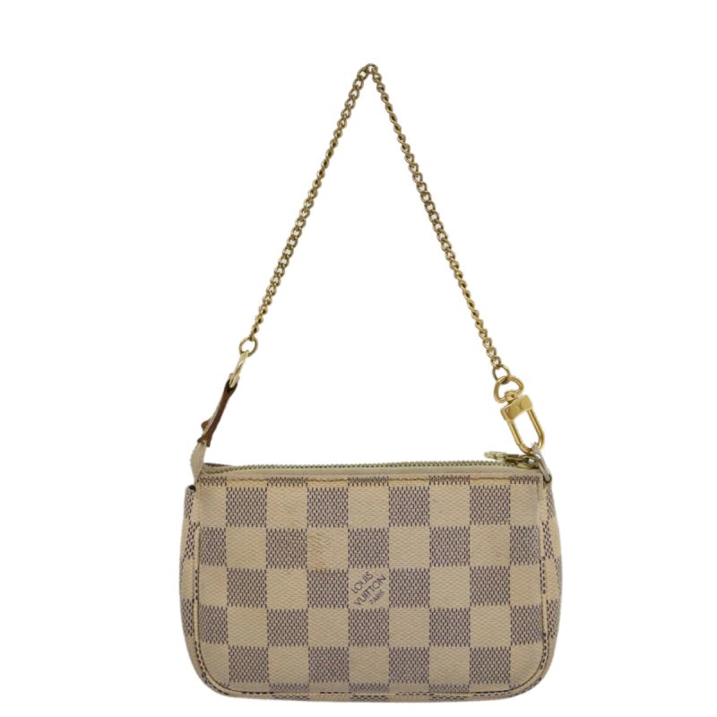 LOUIS VUITTON Damier Azur Mini Pochette Accessoires Pouch N58010 LV rz439 - Logoexplore - Image 2