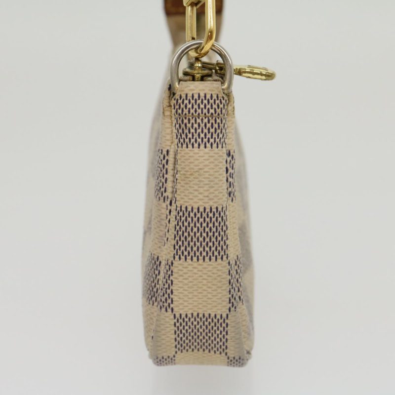 LOUIS VUITTON Damier Azur Mini Pochette Accessoires Pouch N58010 LV rz439 - Logoexplore - Image 4