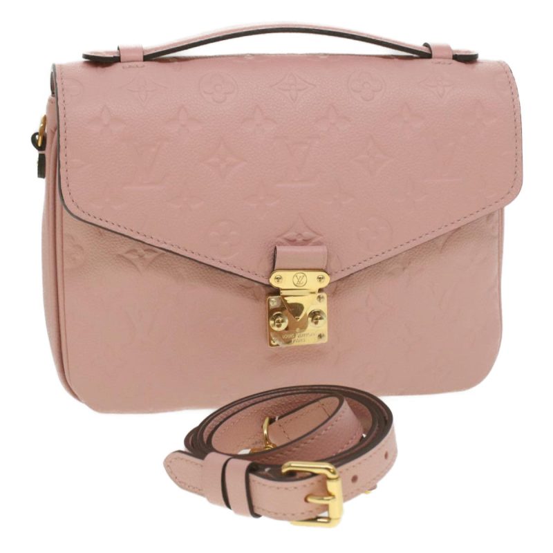 LOUIS VUITTON Empreinte Pochette Metis MM Hand Bag 2way Pink M44018 LV  S106 - Logoexplore