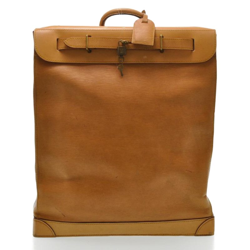 LOUIS VUITTON Epi Steamer Bag Hand Bag Beige am2948s - Logoexplore