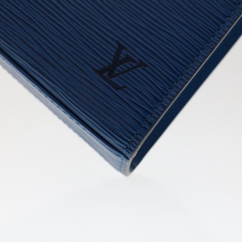 LOUIS VUITTON Epi Malesherbes Hand Bag Blue - Logoexplore - Image 8