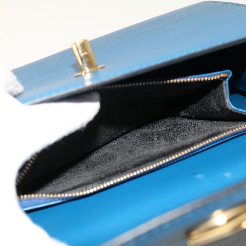 LOUIS VUITTON Epi Malesherbes Hand Bag Blue - Logoexplore - Image 10