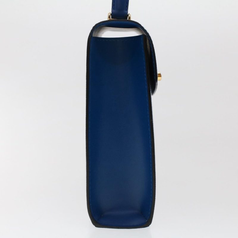 LOUIS VUITTON Epi Malesherbes Hand Bag Blue - Logoexplore - Image 3