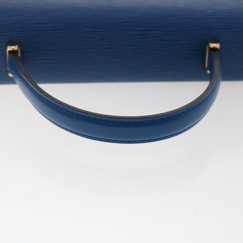 LOUIS VUITTON Epi Malesherbes Hand Bag Blue - Logoexplore - Image 7