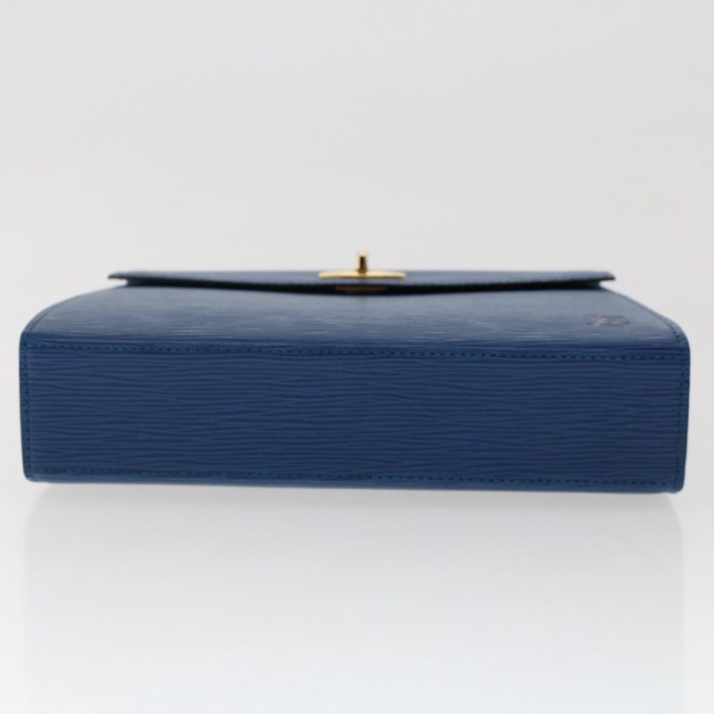 LOUIS VUITTON Epi Malesherbes Hand Bag Blue - Logoexplore - Image 5