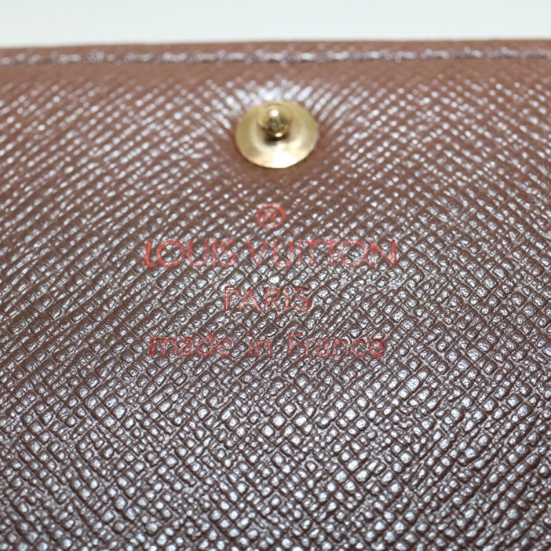 LOUIS VUITTON Damier Ebene Pochette Porte Monnaie Credit N61724 tb814 - Logoexplore - Image 9