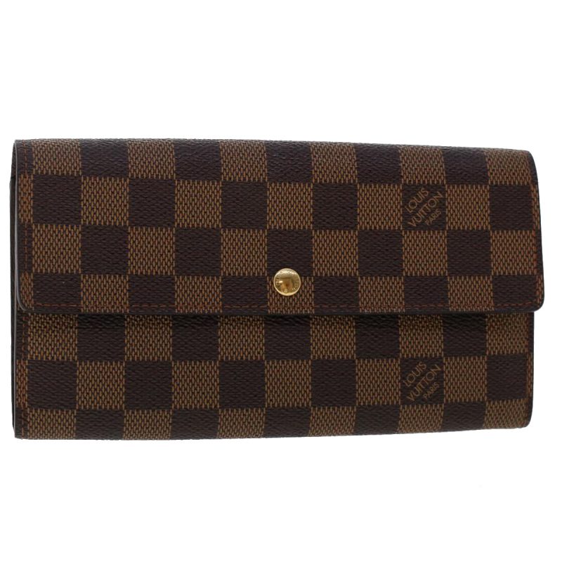 LOUIS VUITTON Damier Ebene Pochette Porte Monnaie Credit N61724 tb814 - Logoexplore
