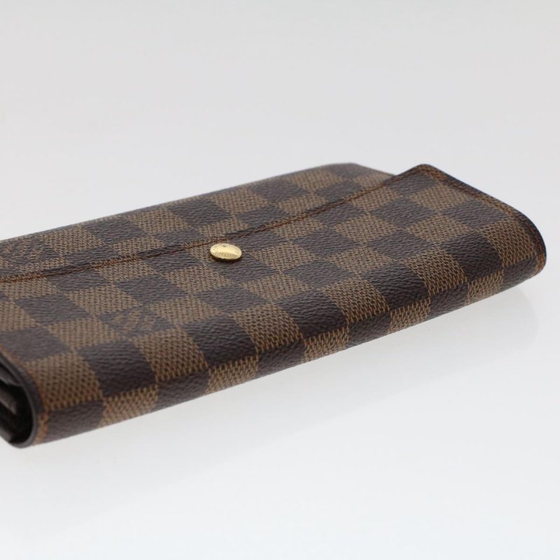 LOUIS VUITTON Damier Ebene Pochette Porte Monnaie Credit N61724 tb814 - Logoexplore - Image 5