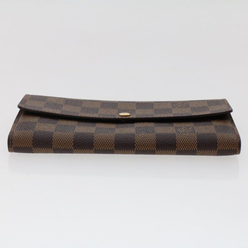 LOUIS VUITTON Damier Ebene Pochette Porte Monnaie Credit N61724 tb814 - Logoexplore - Image 6