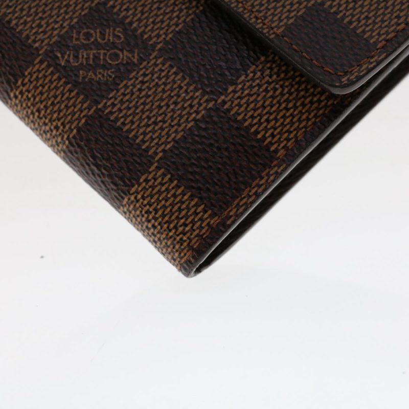 LOUIS VUITTON Damier Ebene Pochette Porte Monnaie Credit N61724 tb814 - Logoexplore - Image 7