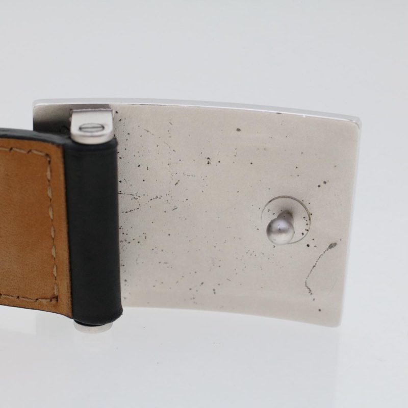 LOUIS VUITTON Ceinture jeans Belt Leather 29.5"-33.5" Black - Logoexplore - Image 5